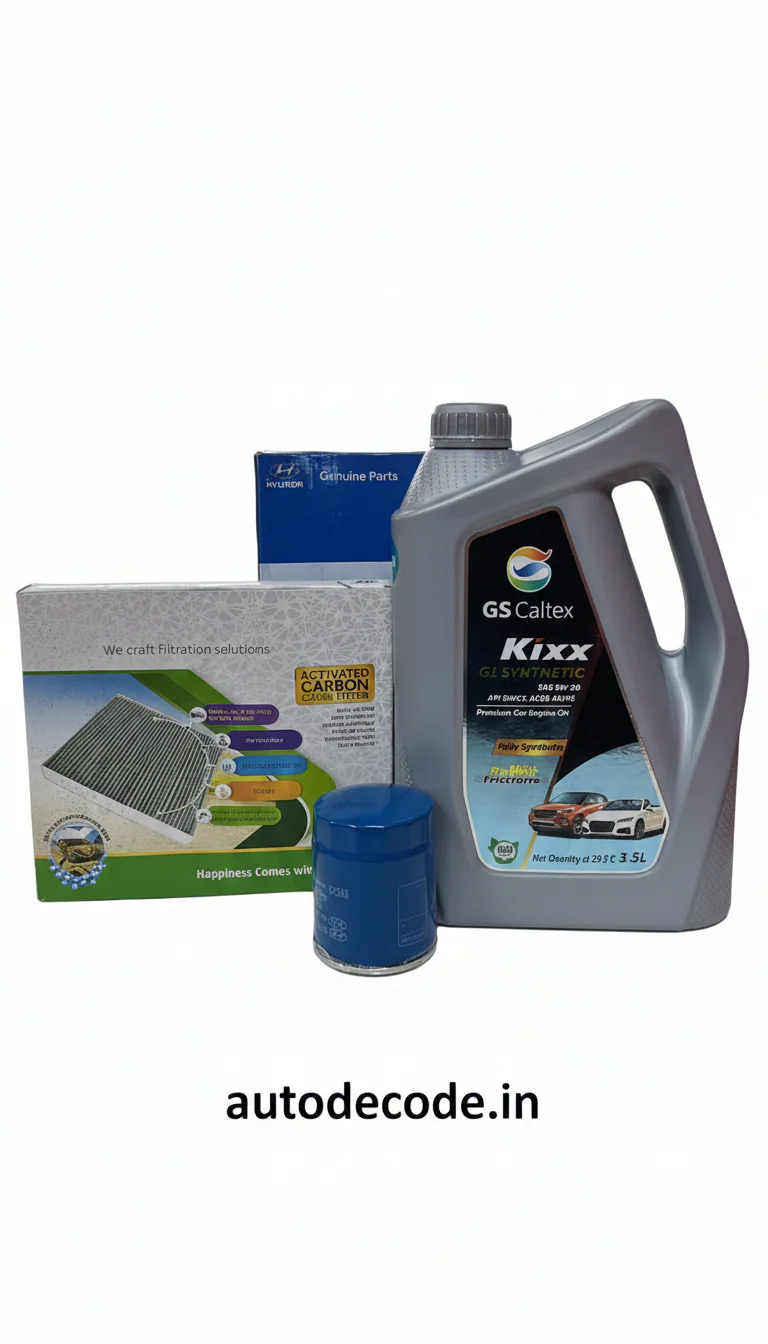 Hyundai i20 Elite Petrol Service Kit 5W30 Fully Synthetic Oil - Image 2