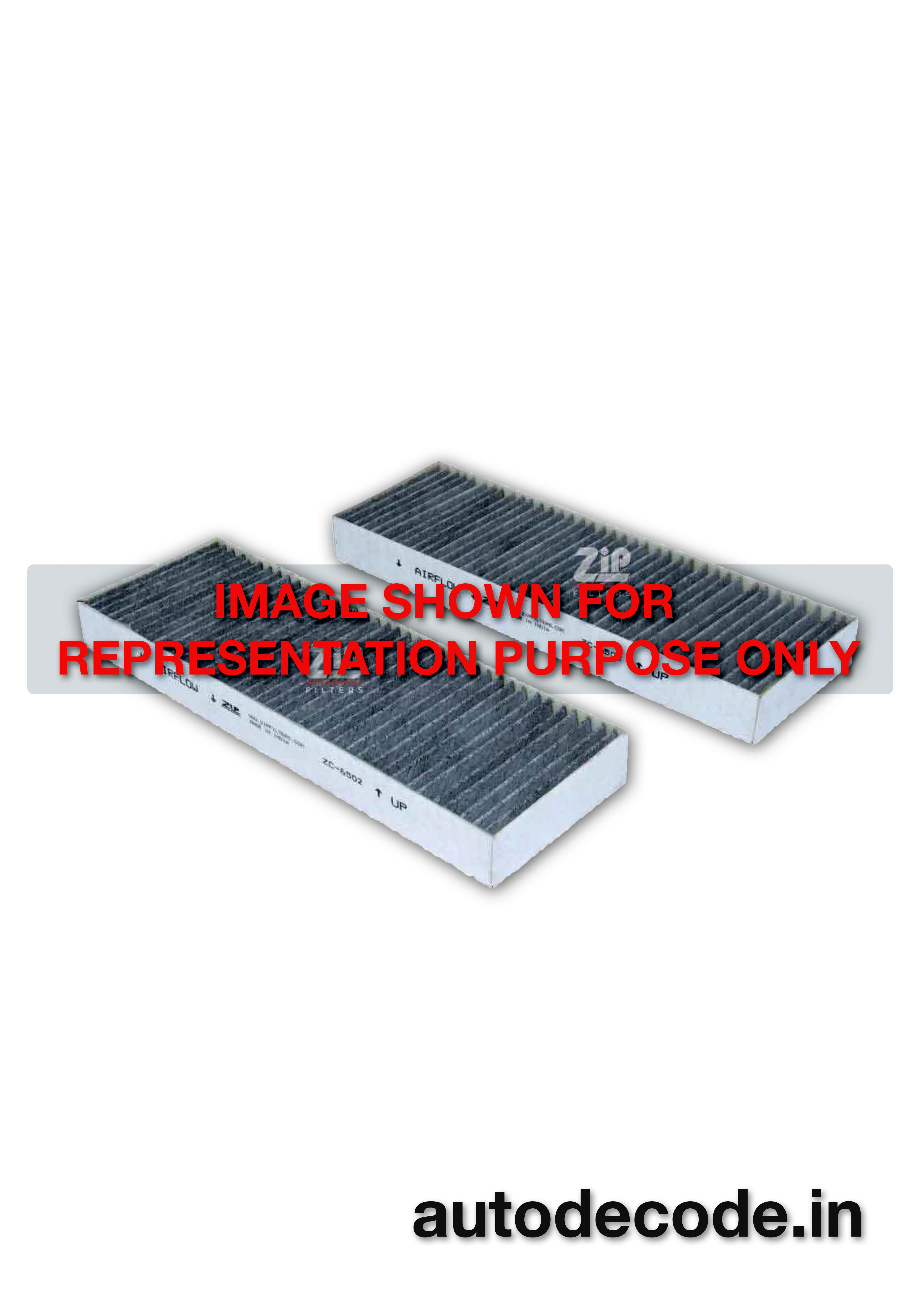 MG Astor 1.3L & 1.5L Activated Carbon Cabin AC Filter | ZIP Filters ZC-6553